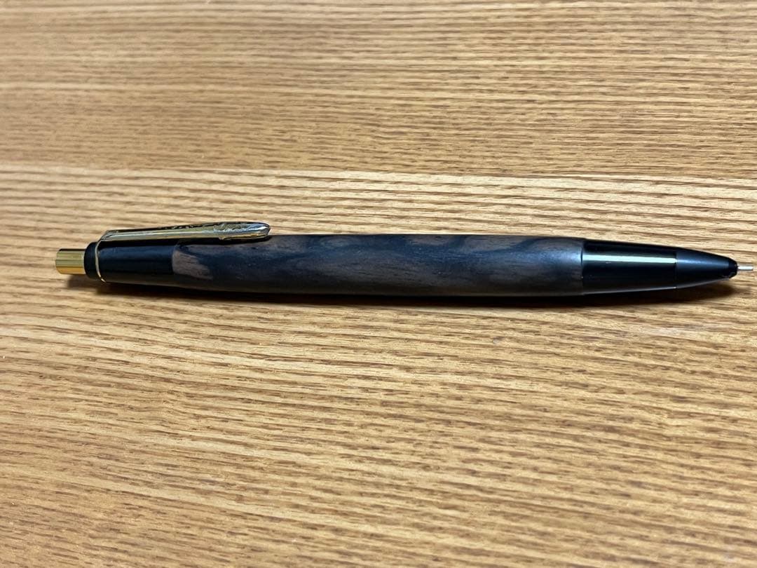 野原工芸特上黒柿半孔雀杢シャーペン