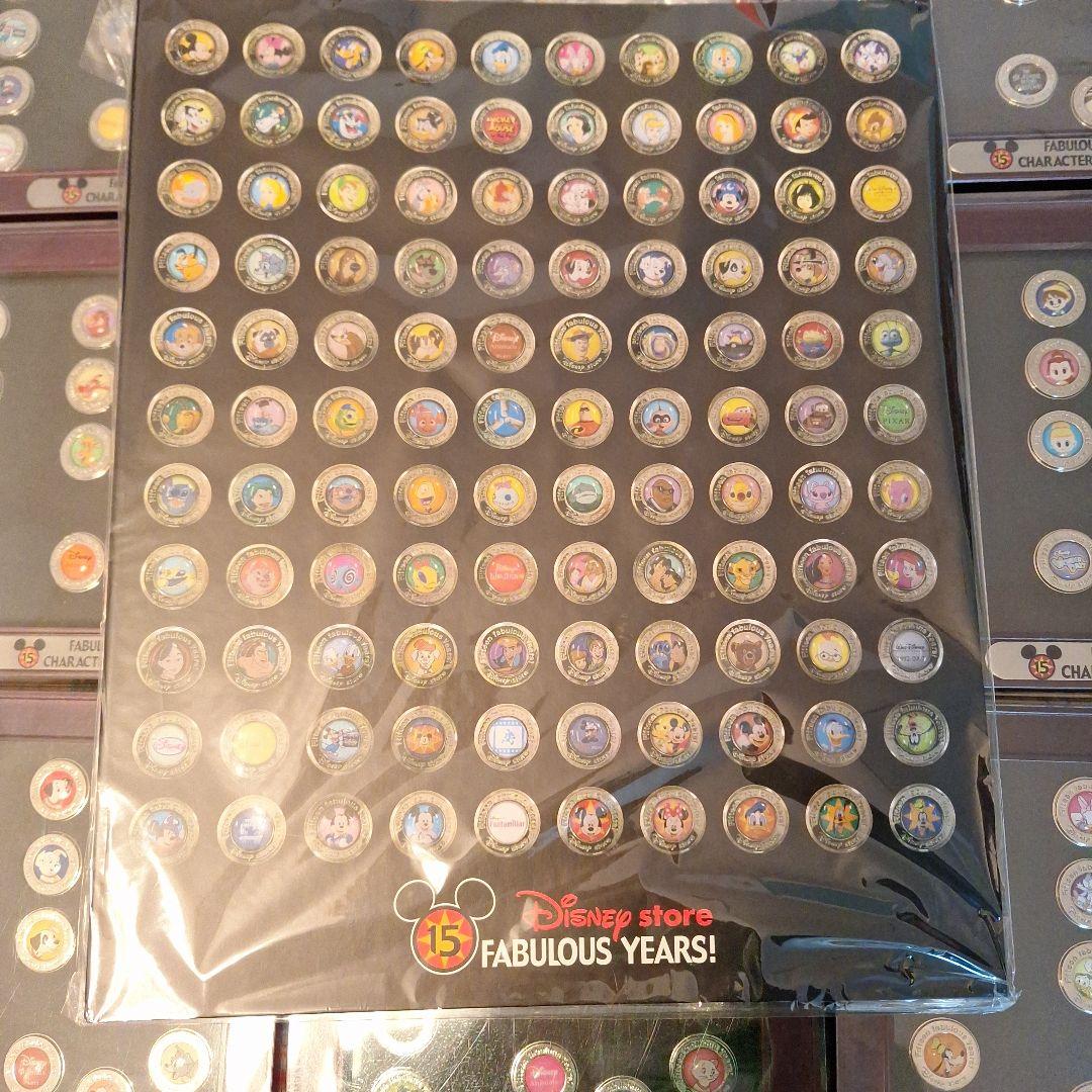 レア　ディズニーストア　コレクタブルカフスボタン　フルセット