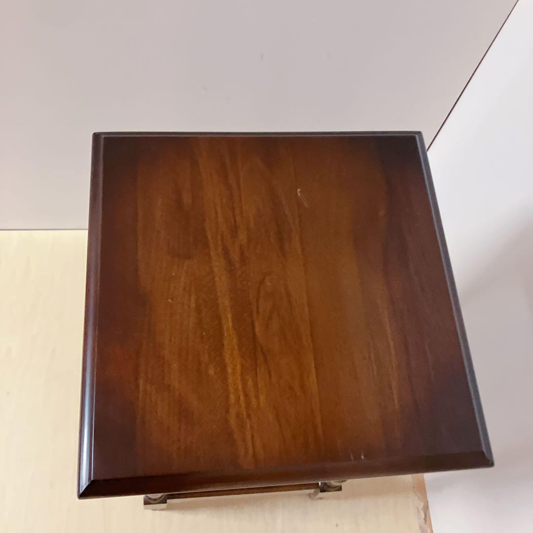 karimoku カリモク　コロニアル　電話台　飾り棚　アンティーク　花台