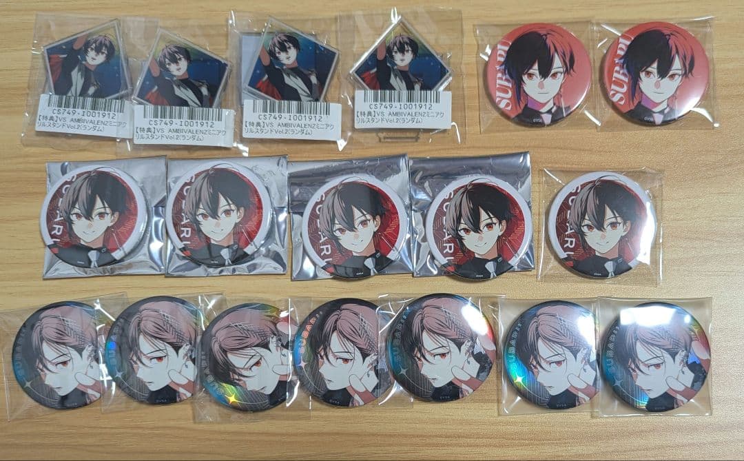 ビバレン　スバル　缶バッジ＆ミニアクスタ　33点