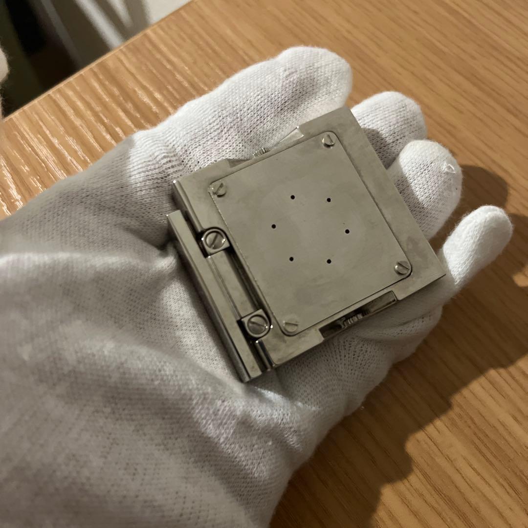 グッチ 置時計トラベルクロック 保存ケース有 クォーツ 中古品