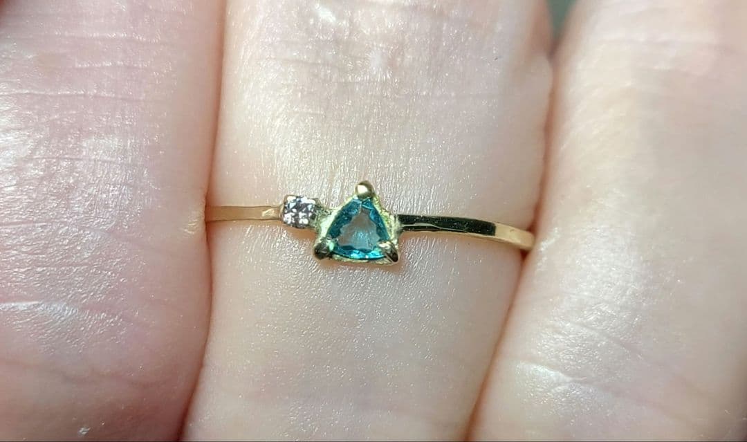 minはる★ブラジル産パライバトルマリンカラートルマリン★リングオーダー