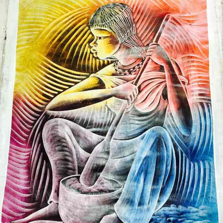 エジプトの油絵