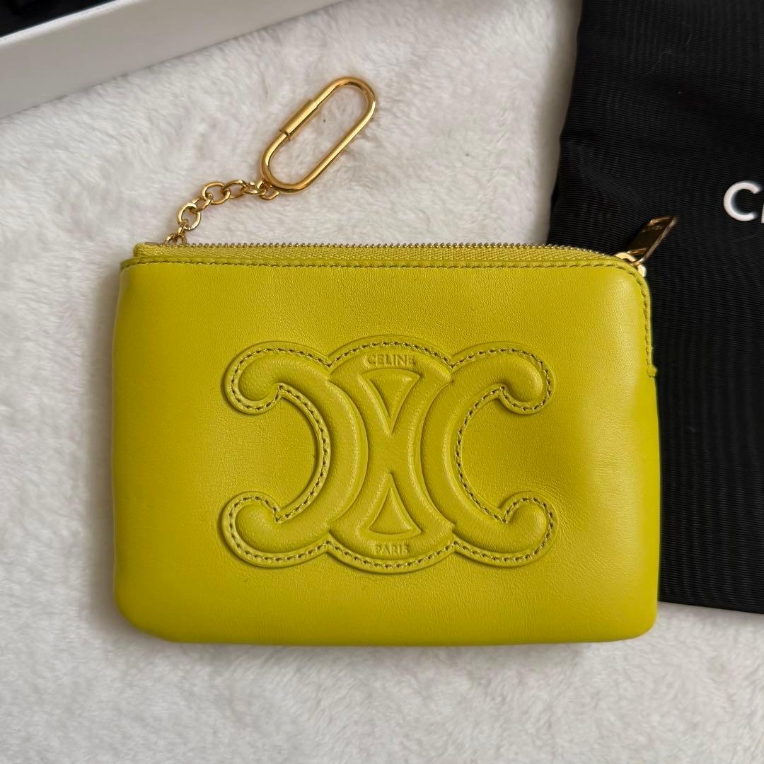 CELINE セリーヌ ケース イエロー