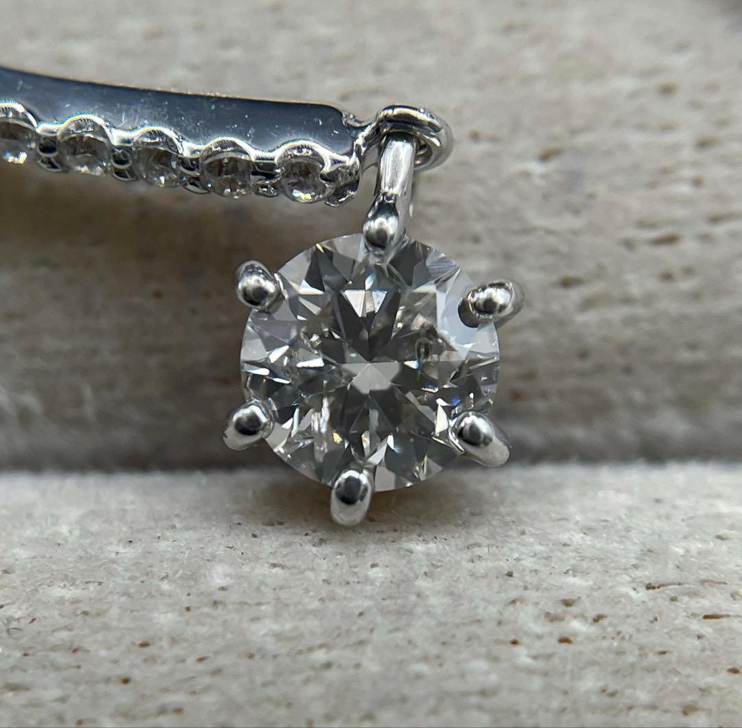 JA10★高級 ダイヤモンド約1ct K18WG ピアス