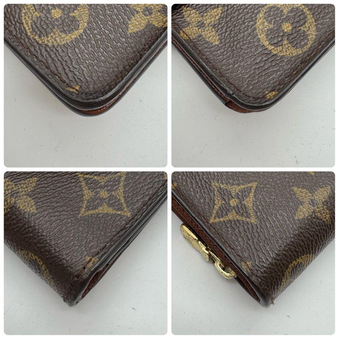 【極美品】ルイヴィトン　モノグラム　コンパクトジップ　二つ折り財布　財布　ミニ
