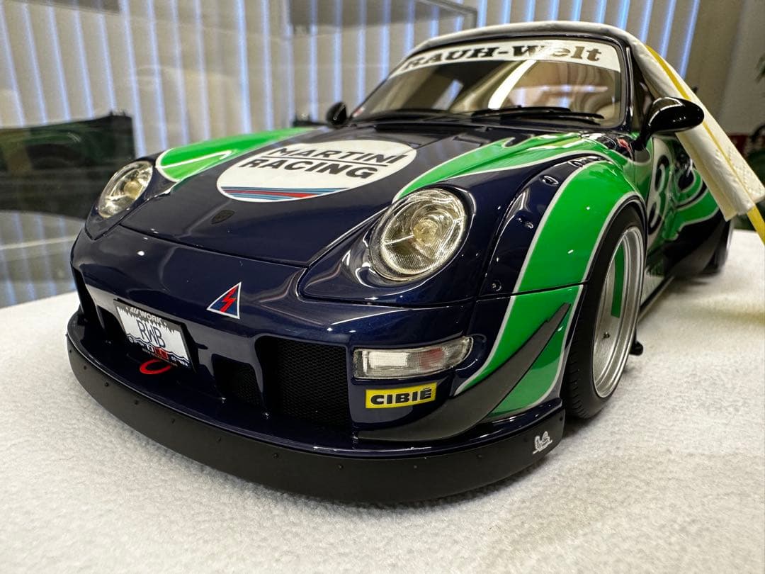 ヨ*ガ様 Fuelme RWB993 1/18 プロトタイプ マルティニ限定1台