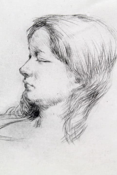 中山忠彦【優しき相貌Ｉ－Ｅ】ドライポイント