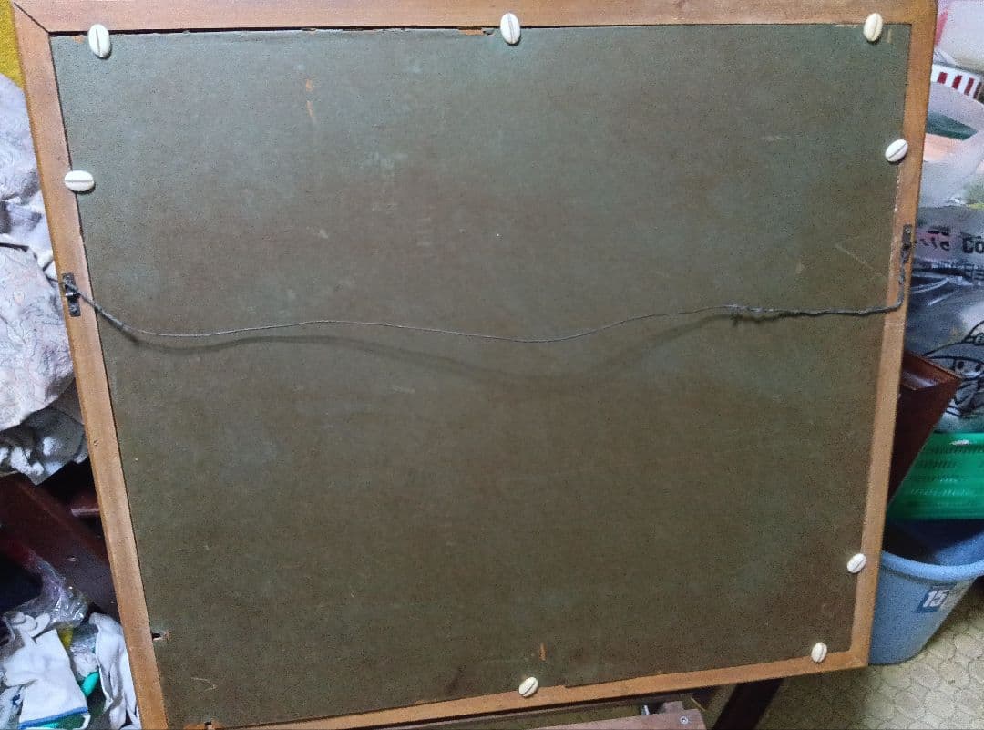 サインは２枚目にあります写真12枚です直筆油彩です