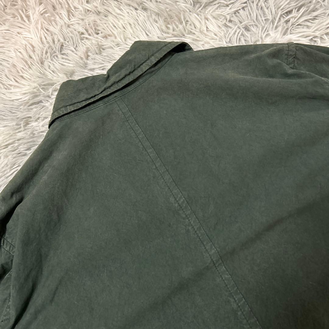 【美品】nest Robe スーピマコットンフレンチアーミーコート