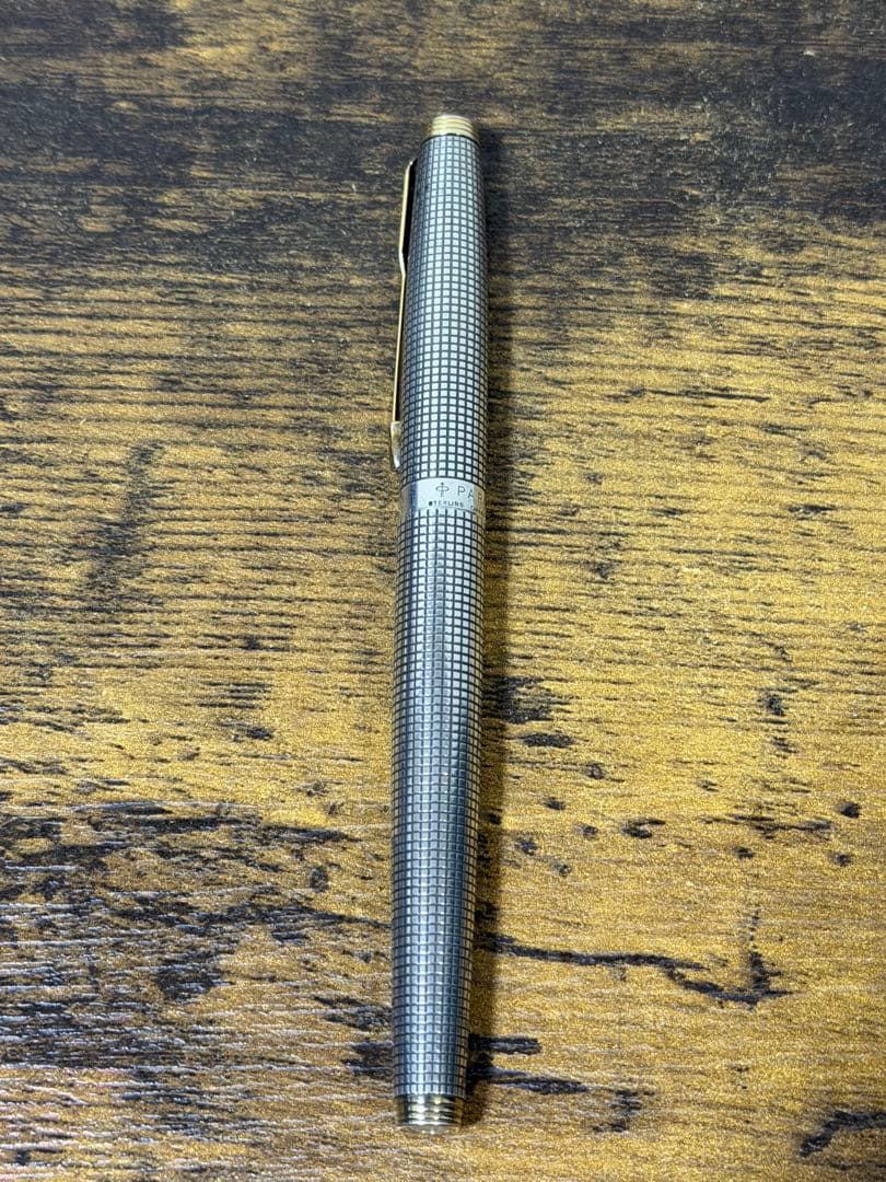 筆記確認＆洗浄済　パーカー　75 万年筆　スターリングシルバー　XF