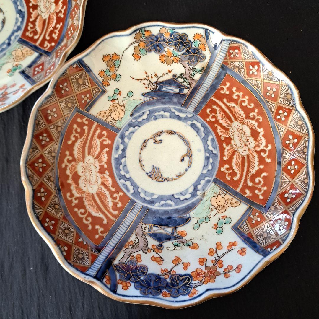 ご成約者です。「華やかな食卓！ 金彩古伊万里皿(直径21cm)」富貴長春皿