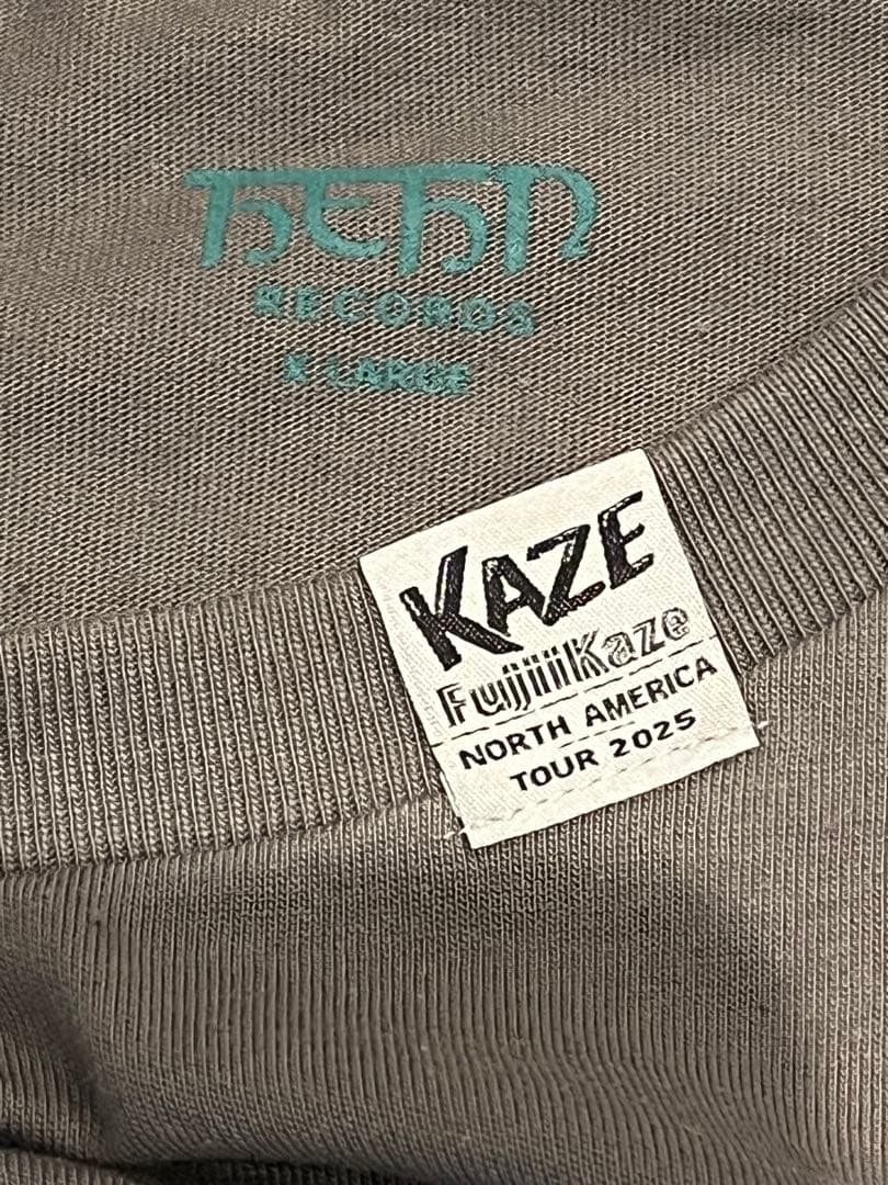 藤井風 FUJII KAZE 北米ツアー 2025 Tシャツ (XL)