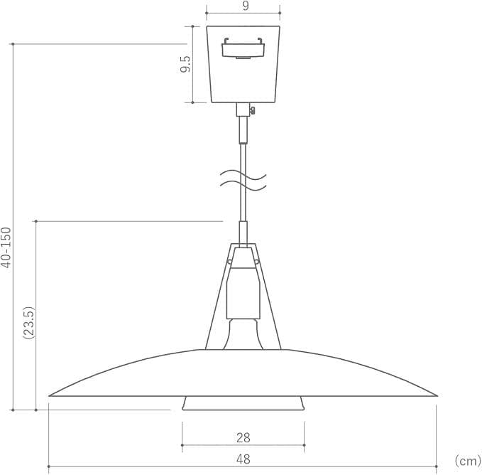DI CLASSE Scorre ペンダントライト スコーレ チャコールグレー