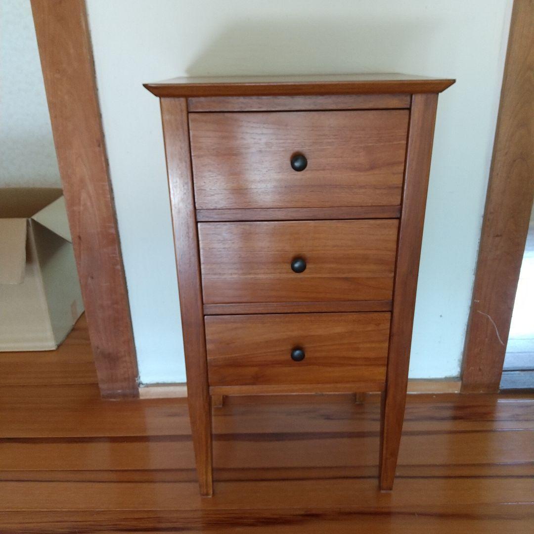 s*a様 アンティーク調 木製チェスト　 サイドテーブル