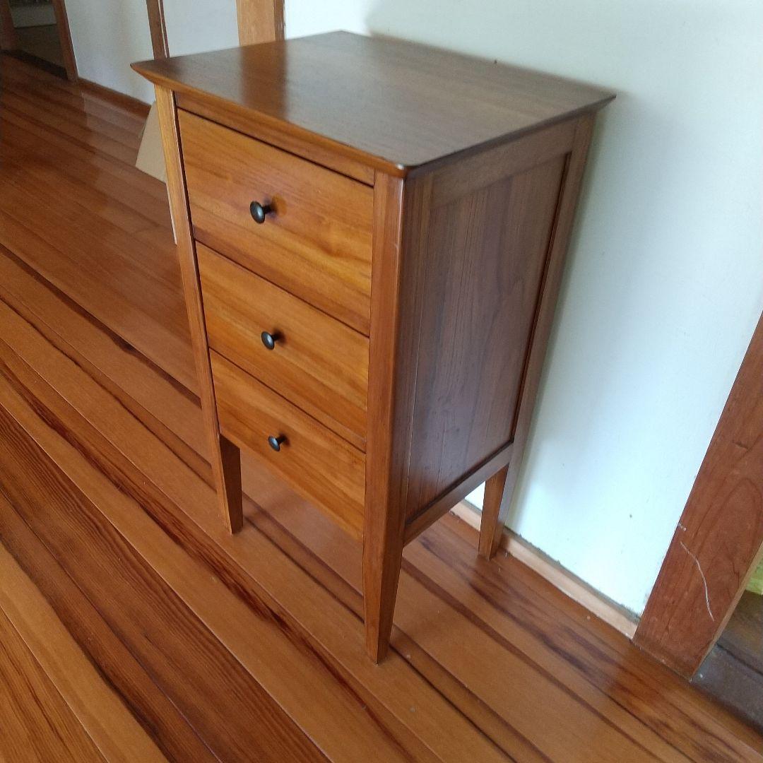 s*a様 アンティーク調 木製チェスト　 サイドテーブル