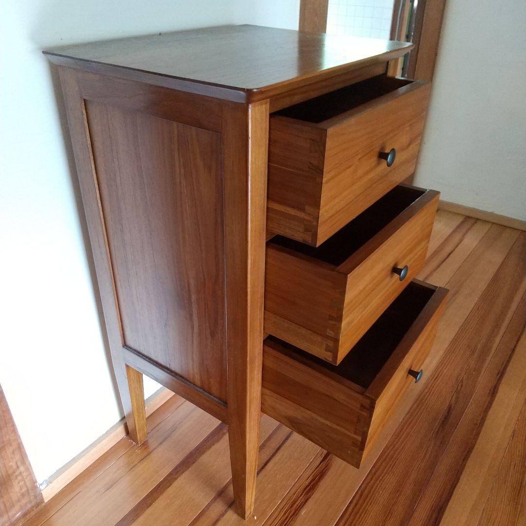 s*a様 アンティーク調 木製チェスト　 サイドテーブル