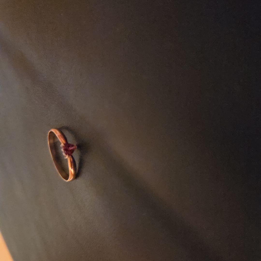 K9金ハート指輪