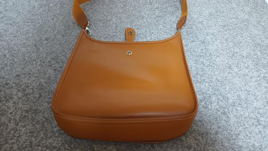 [専用］⑤エルメス　Hermès　エヴリン1PM　エプソン　ゴールド（ブラウン）
