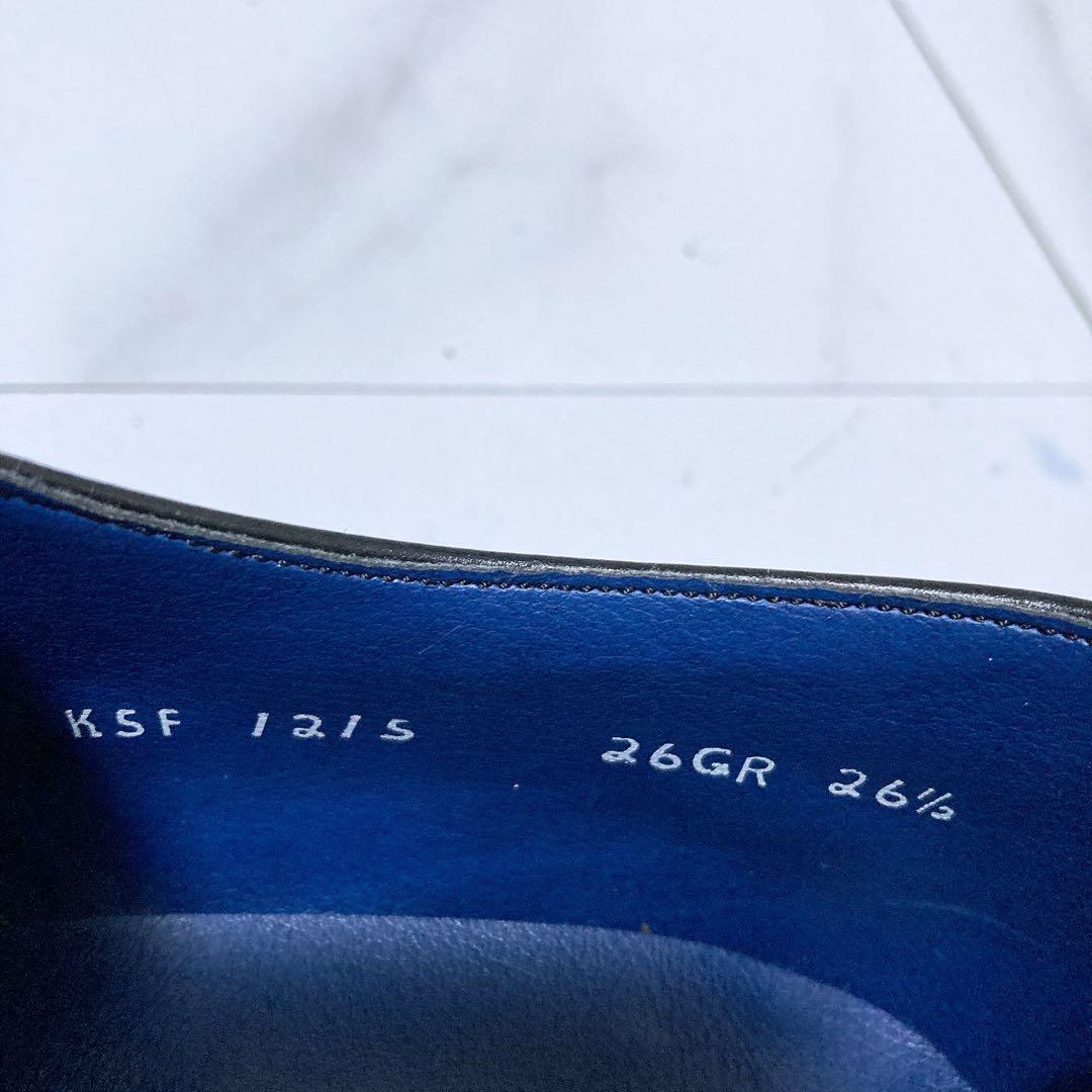 極美品 REGAL 26GR ビジネスシューズ ストレートチップ 黒 26.5