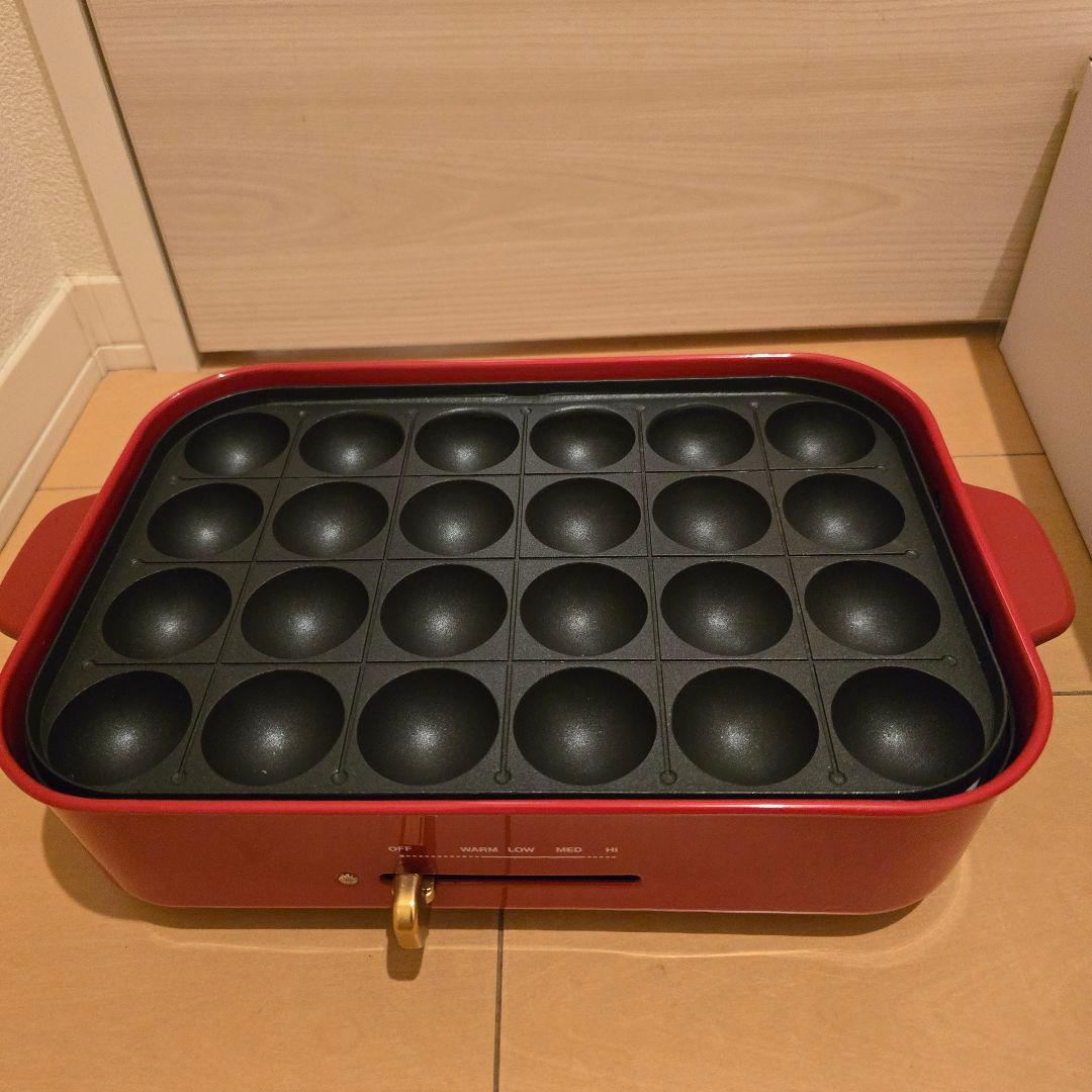 本日限定値下げBRUNO ホットプレート レッド