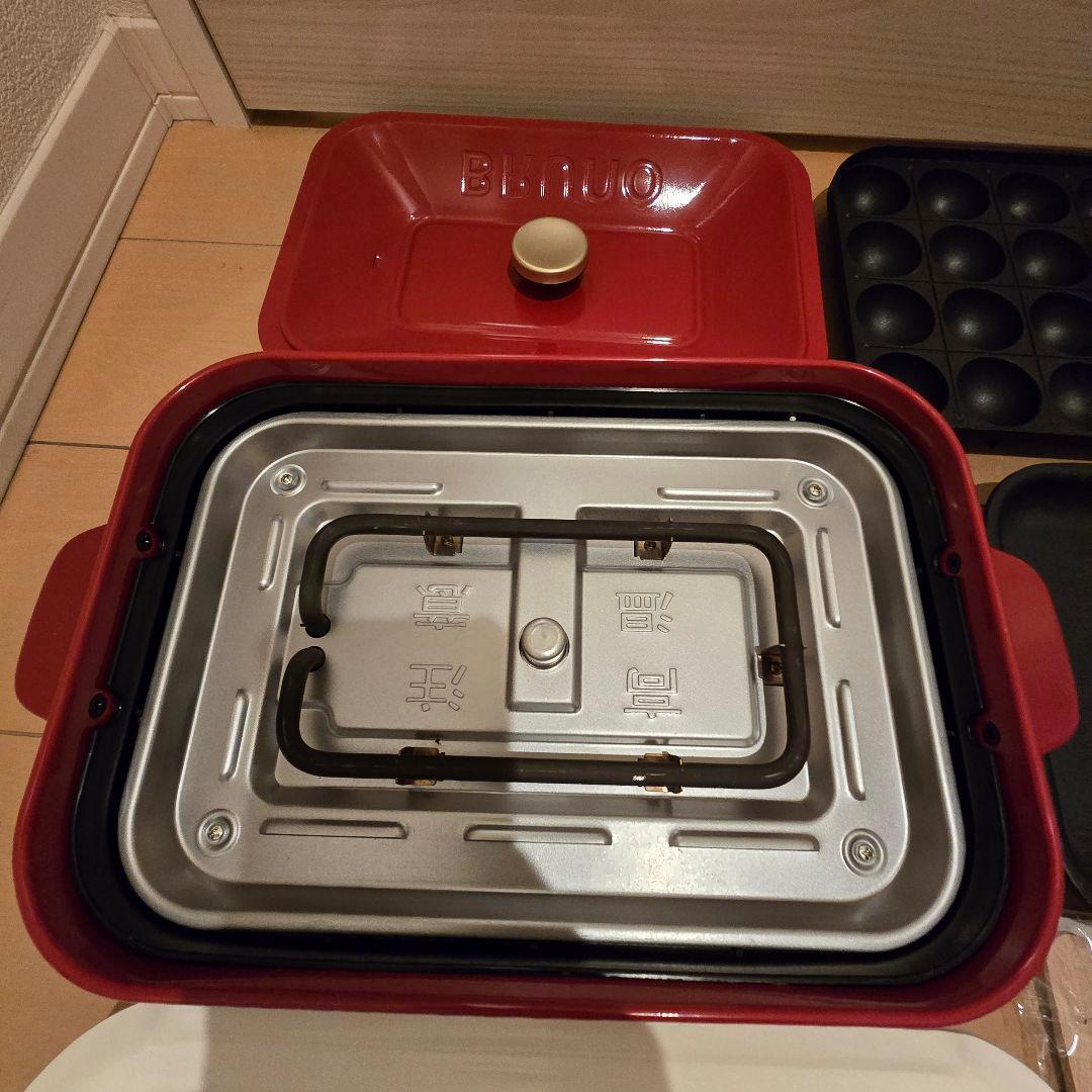 本日限定値下げBRUNO ホットプレート レッド
