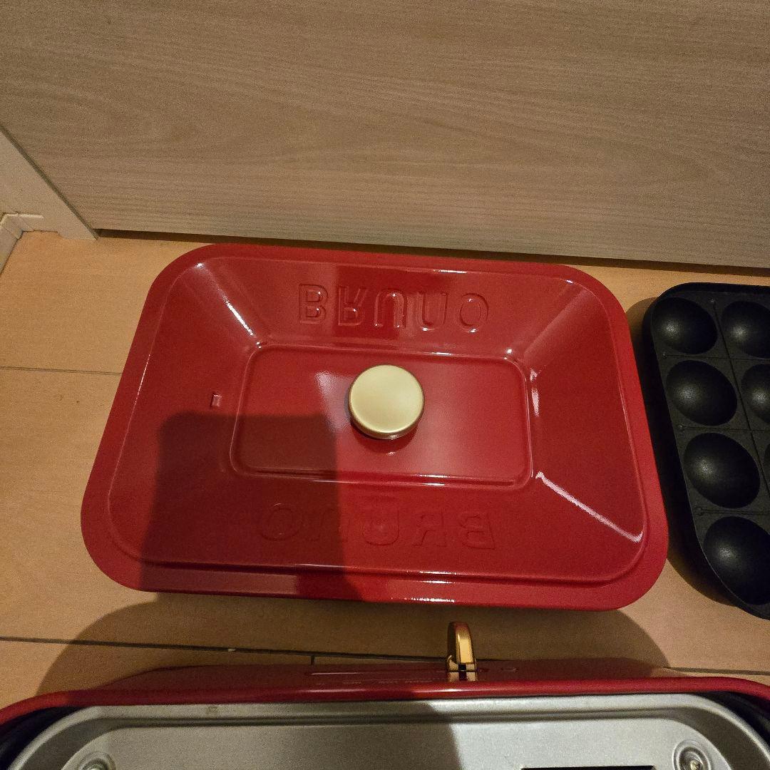 本日限定値下げBRUNO ホットプレート レッド