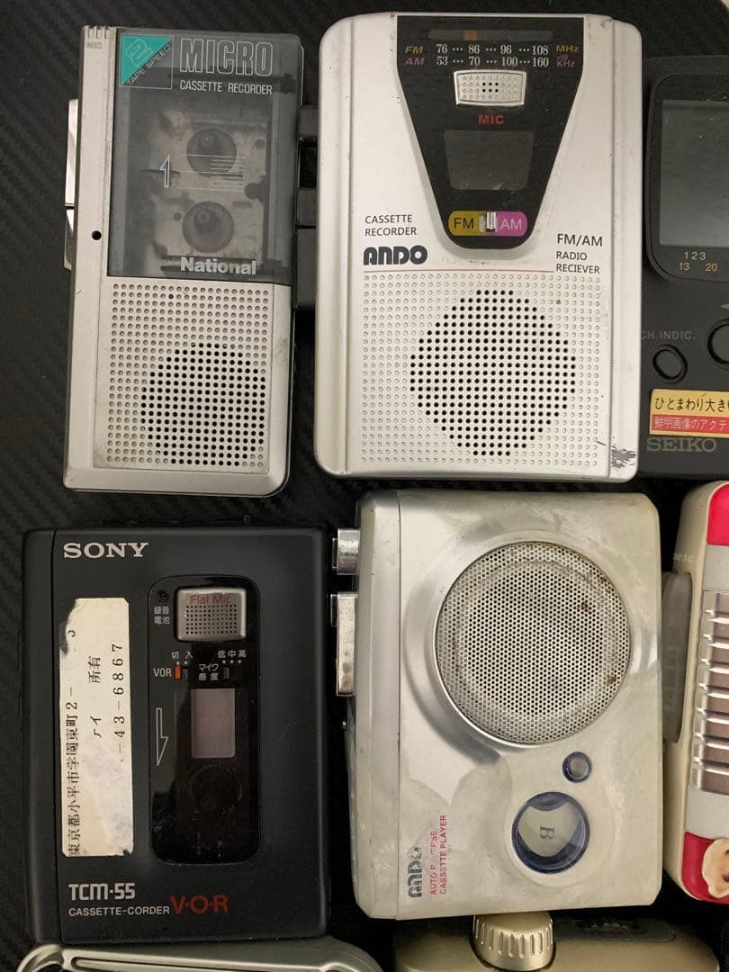 SONY.PANASONIC.ポータブルプレーヤー.カセット.ラジオ.まとめ売り