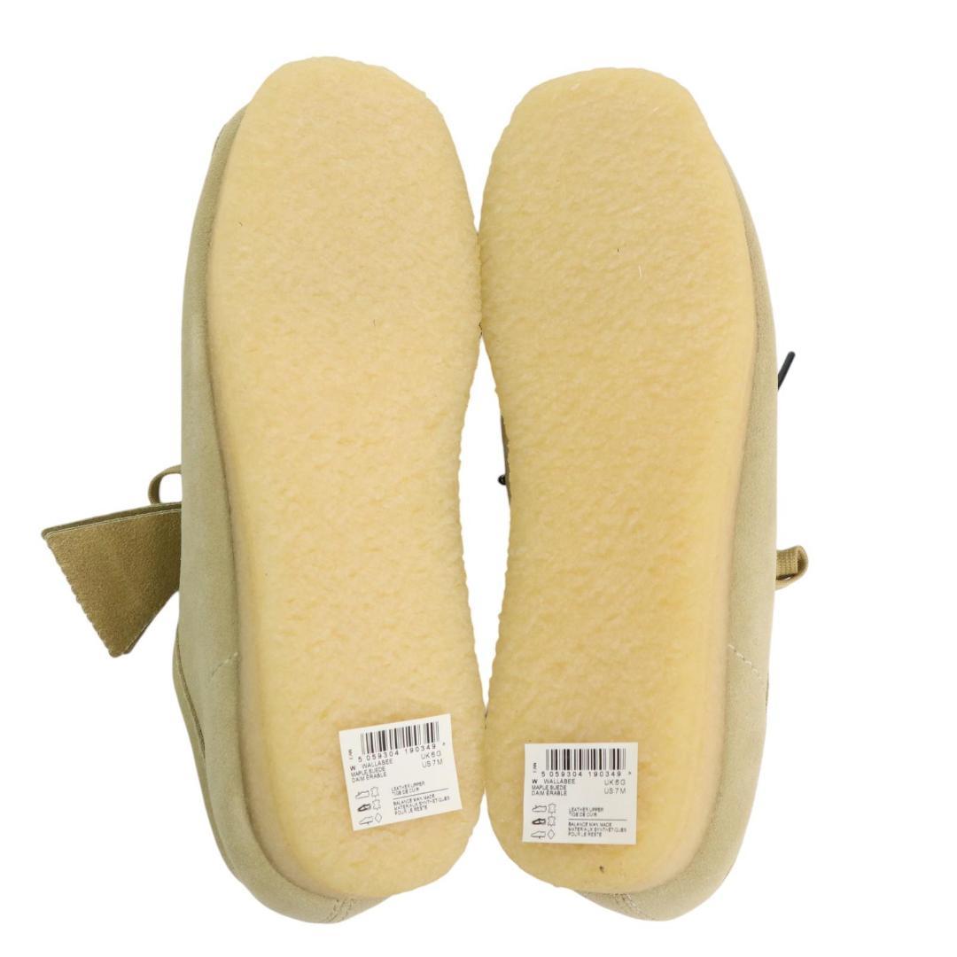 未使用 クラークス 26155515 ワラビー メープルスエード 25.0cm