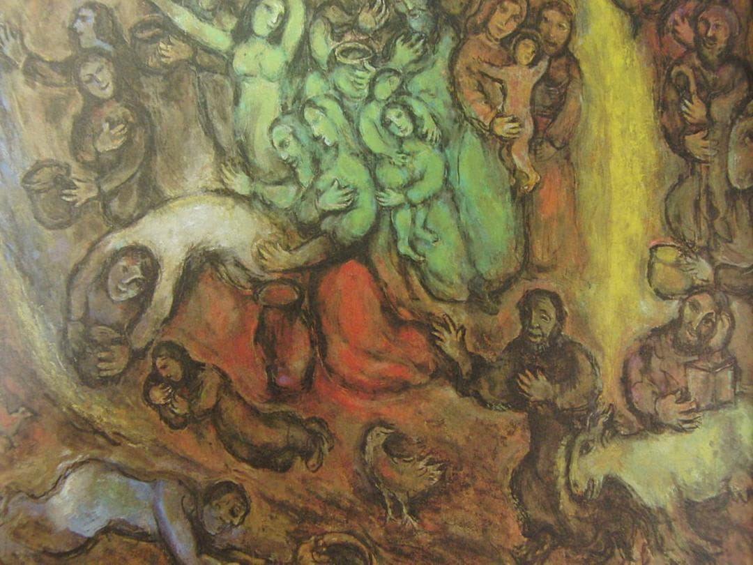 マルク・シャガール、「Le Frappement du Rocher」、厳選