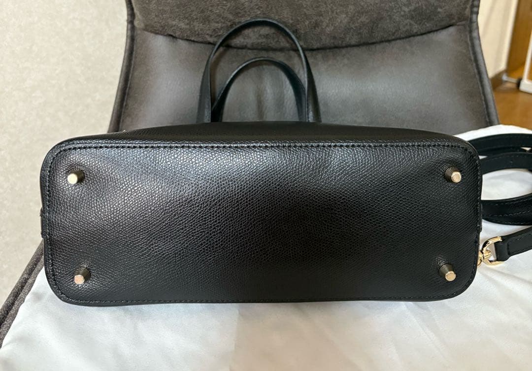 FURLA フルラ パイパー Sドームハンドバッグ 2way ブラック美品