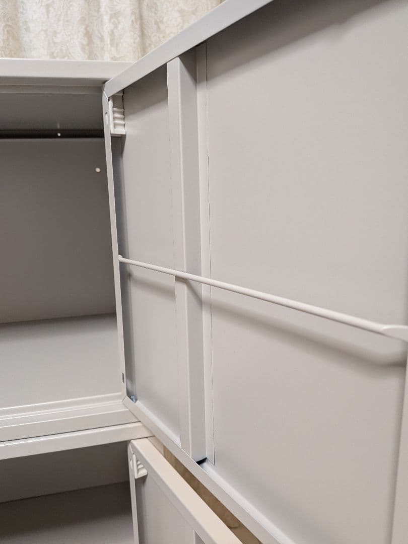 IKEA LIXHULT リックスフルト 2台 グレー 送料込 組立て済 未使用