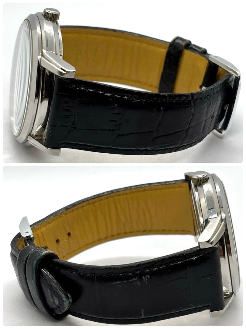 【稼動/美品】シチズン メンズ エコ・ドライブ ウォッチ 腕時計 レザー