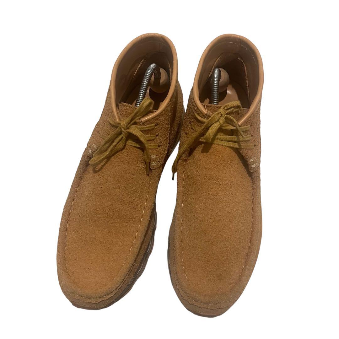 美中古　tomo&co air モカシンブーツ　スニーカー　厚底　28 スエード