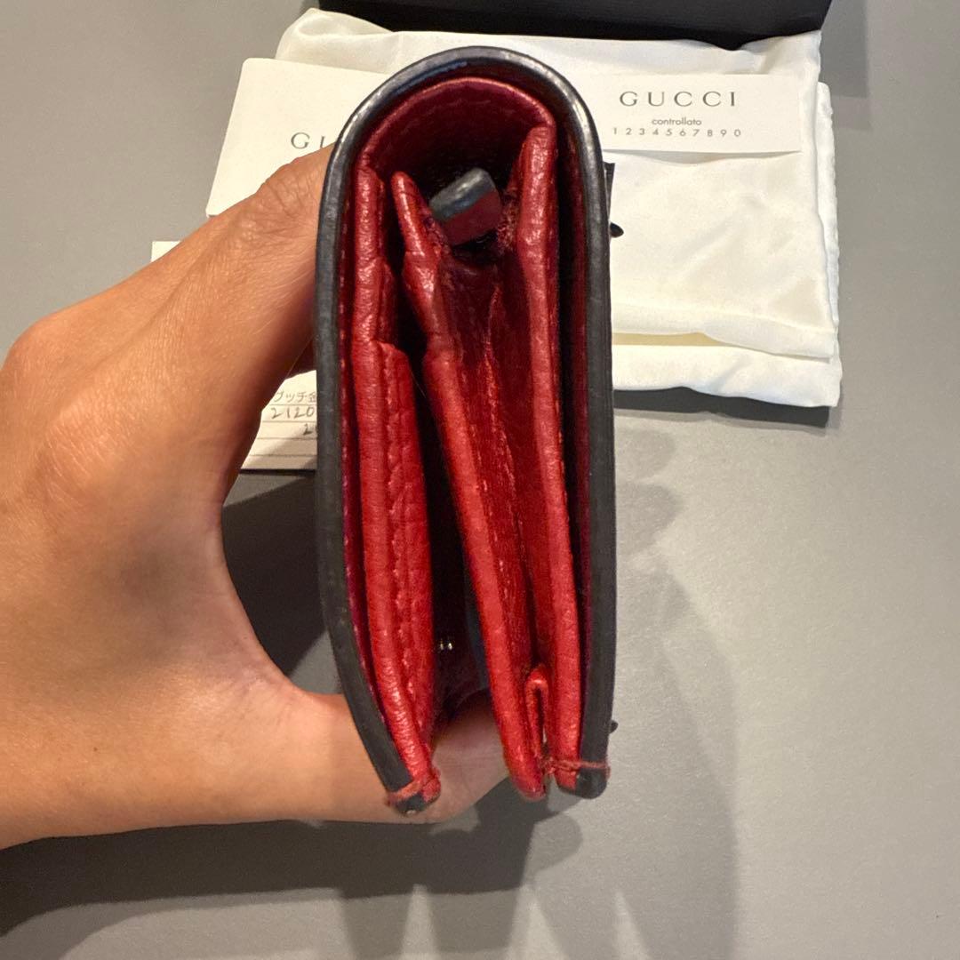 値下げしました　GUCCI アニマリエ タイガー 二つ折財布