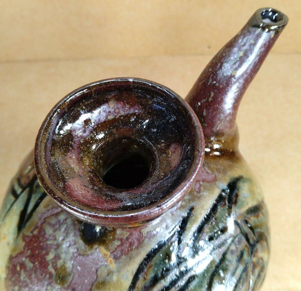 【本物保証】金城次郎 壷屋焼 カラカラ(笑う魚,魚文) 共箱 栞 人間国宝 美品