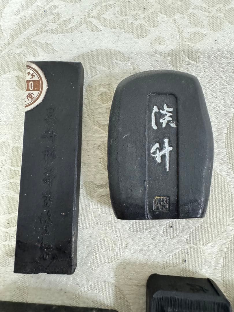 中国墨 古硯 古墨 スミ 使い掛け墨 書道 書画墨