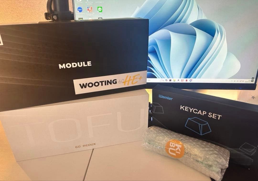 Wooting 60HE+ フルカスタム
