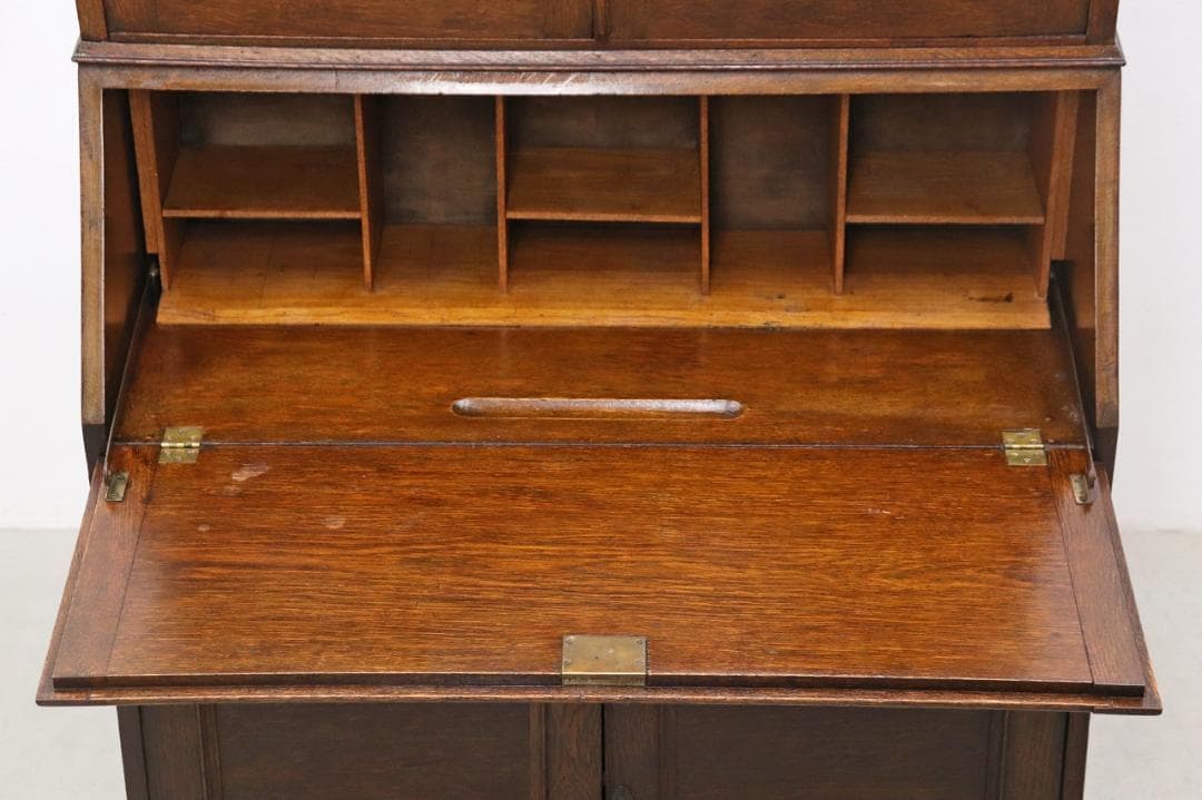 ※ミリカリ 英国 イギリス オーク材 ヴィンテージ ビューロー