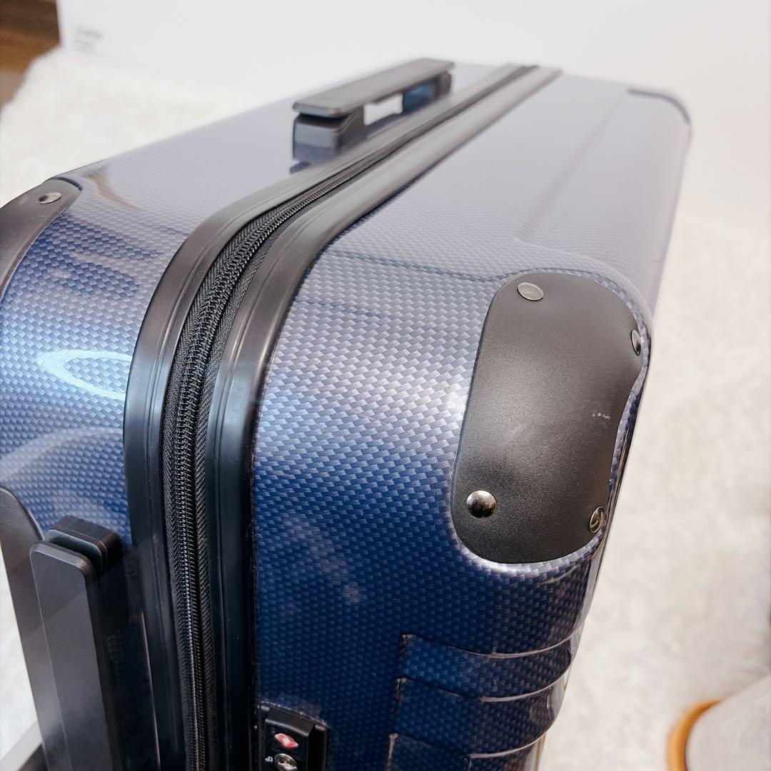 ace エース キャリーケース 47L ネイビーカーボン　ハード　TASロック