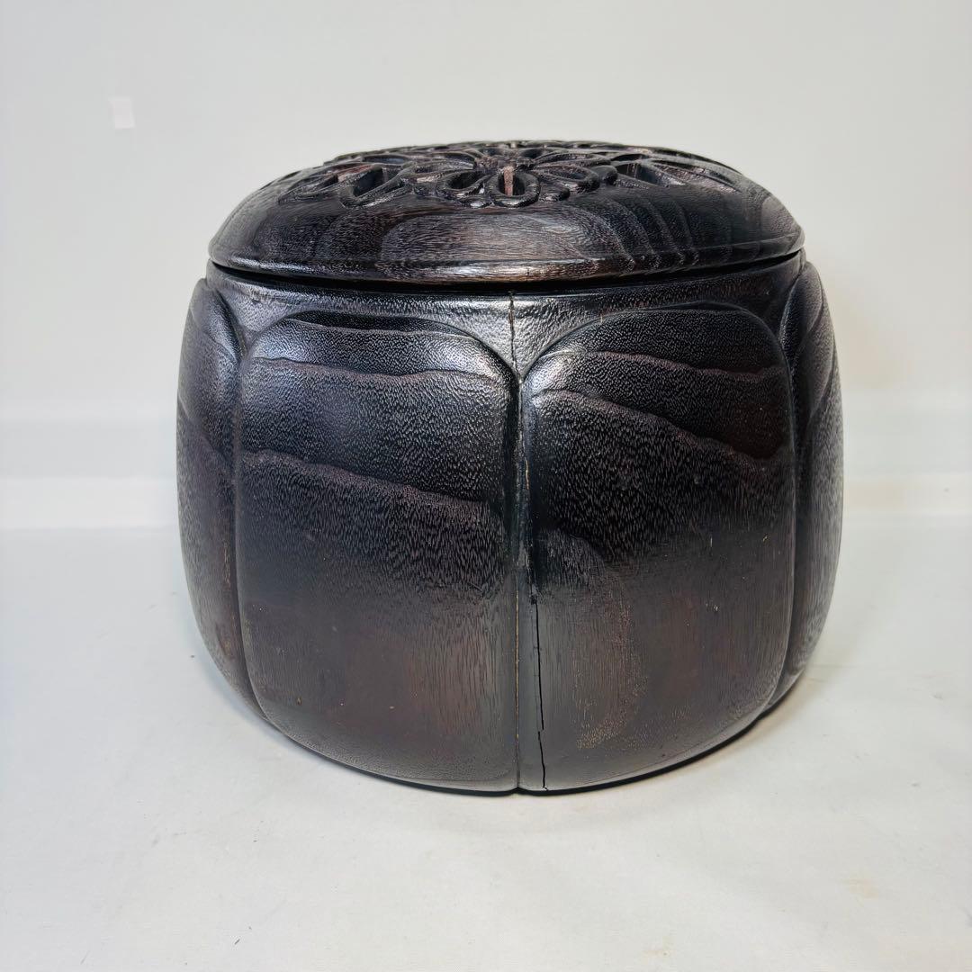 平安清鳳作　菊桐　手焙　①