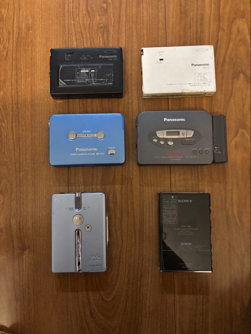 SONY Panasonicカセットプレーヤー　6台　ジャンク