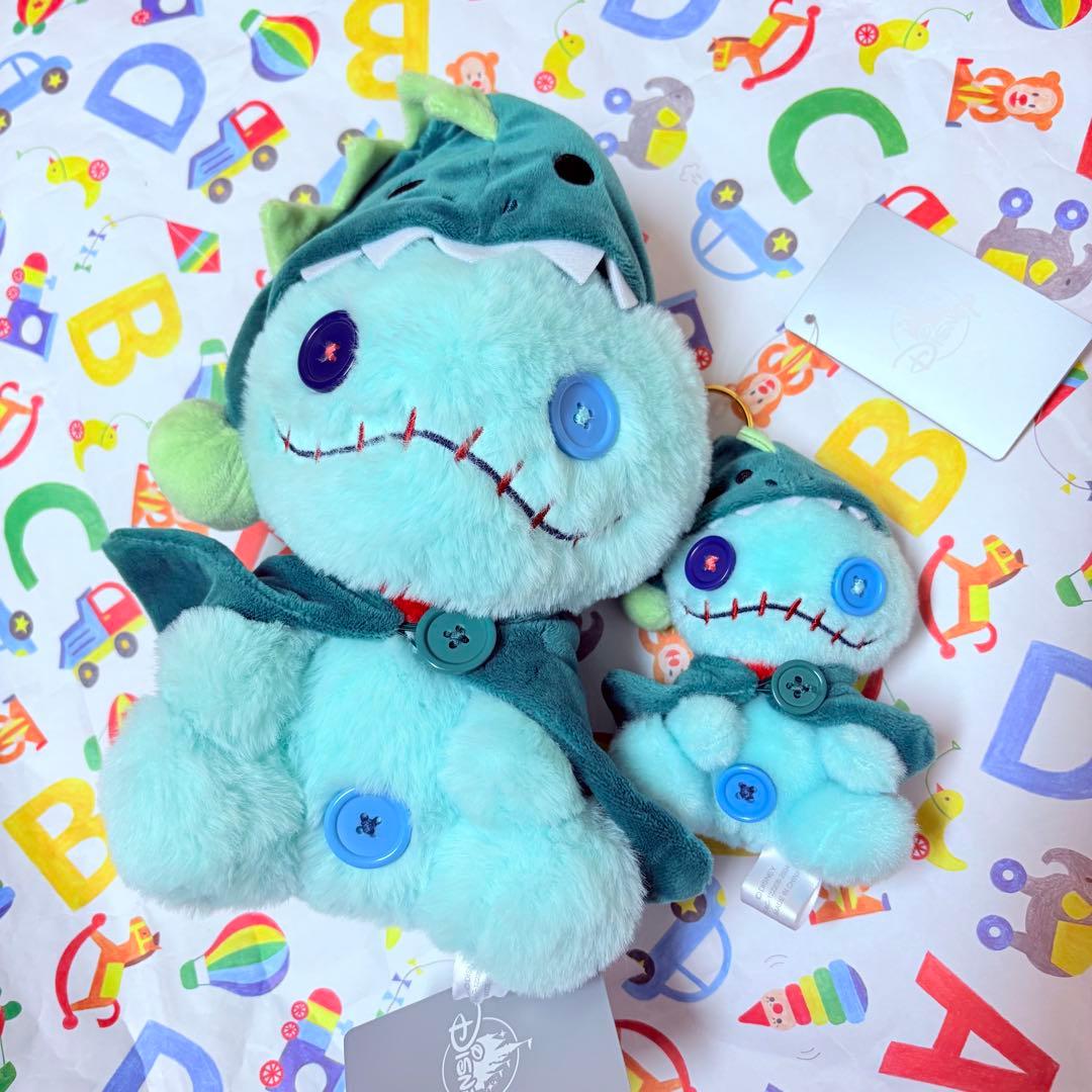 ディズニーストア　スクランプ　ぬいぐるみ&キーチェーン　PAJAMA