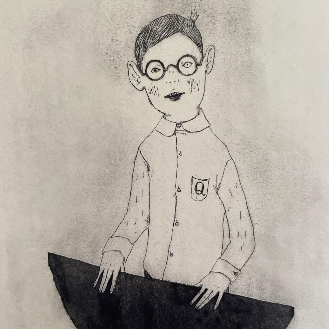 樋口佳絵　紙版画「Q」　検/草間彌生　奈良美智　村上隆