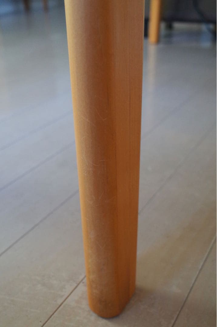 無垢天然木/北欧モダン/ダイニングテーブル130cm/ナチュラル/ヴィンテージ