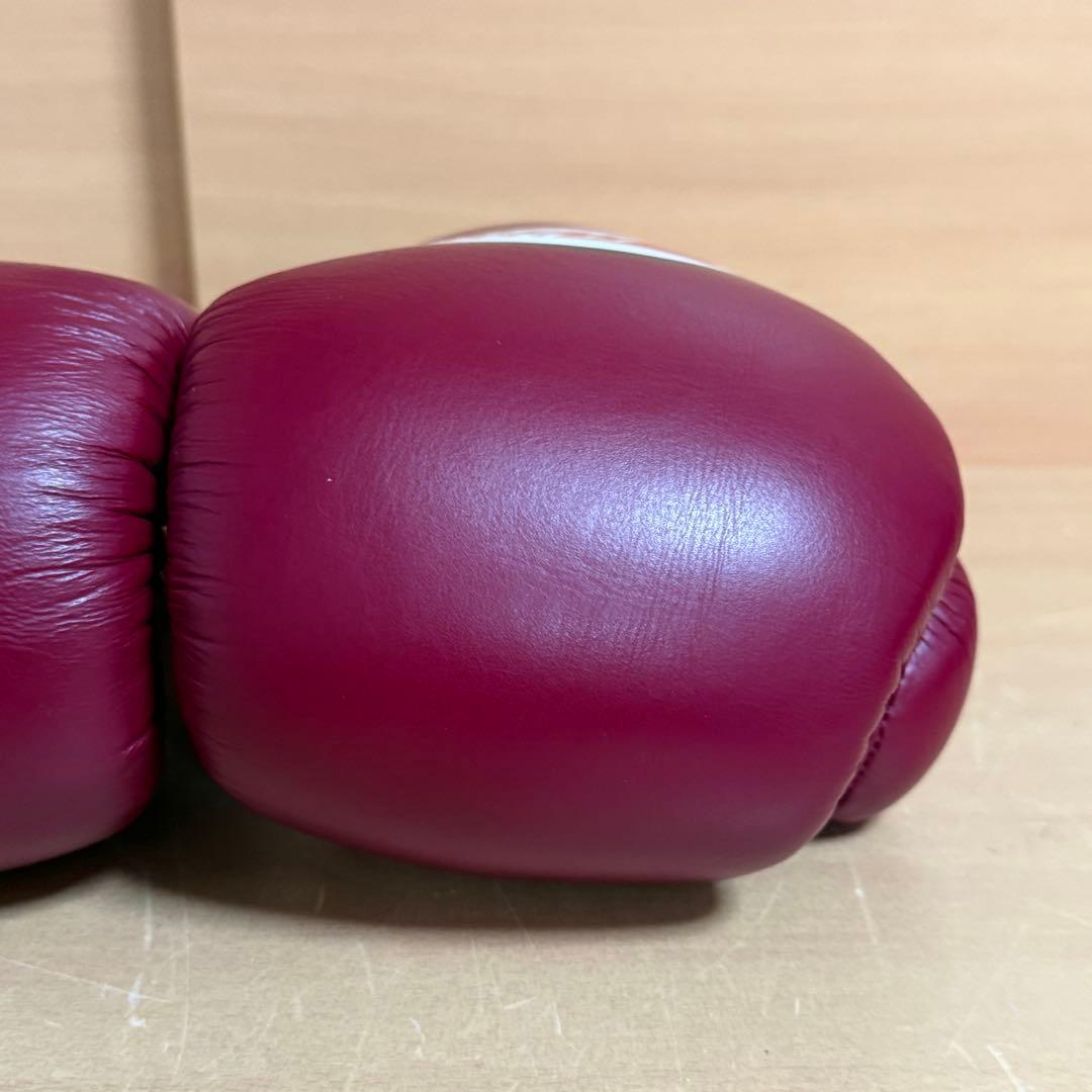 【美品】TWINS ツインズ ボクシング グローブ 8oz 本革 ワインレッド