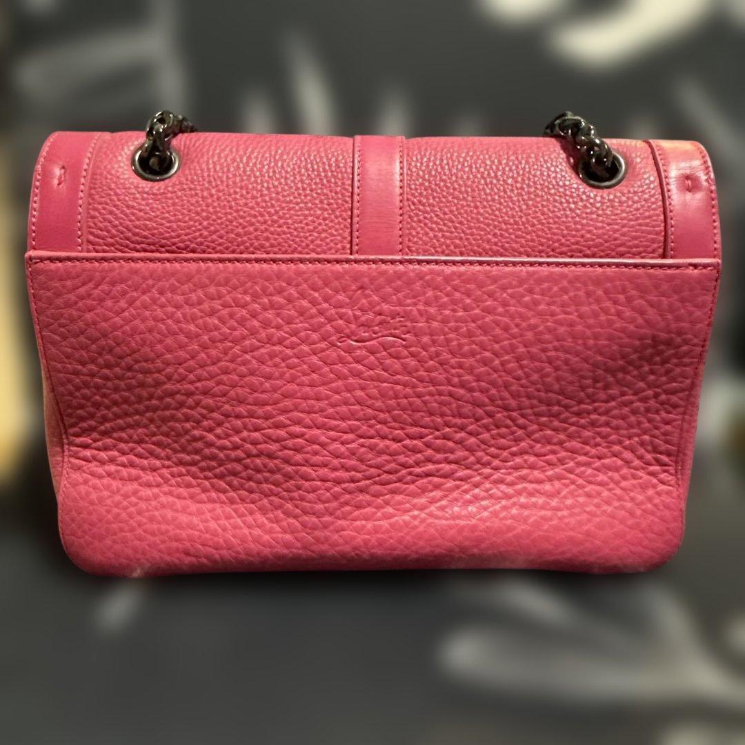 クリスチャン・ルブタン レザー ショルダーバッグ