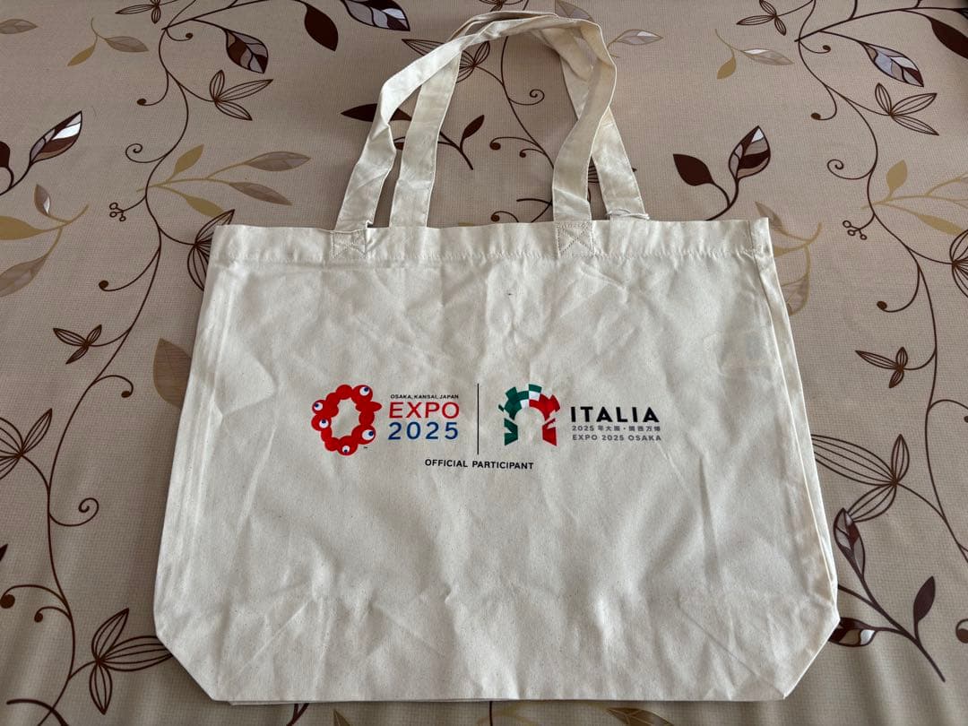2025 大阪関西万博　イタリア館VIP向けトートバッグ イタリアデザイン