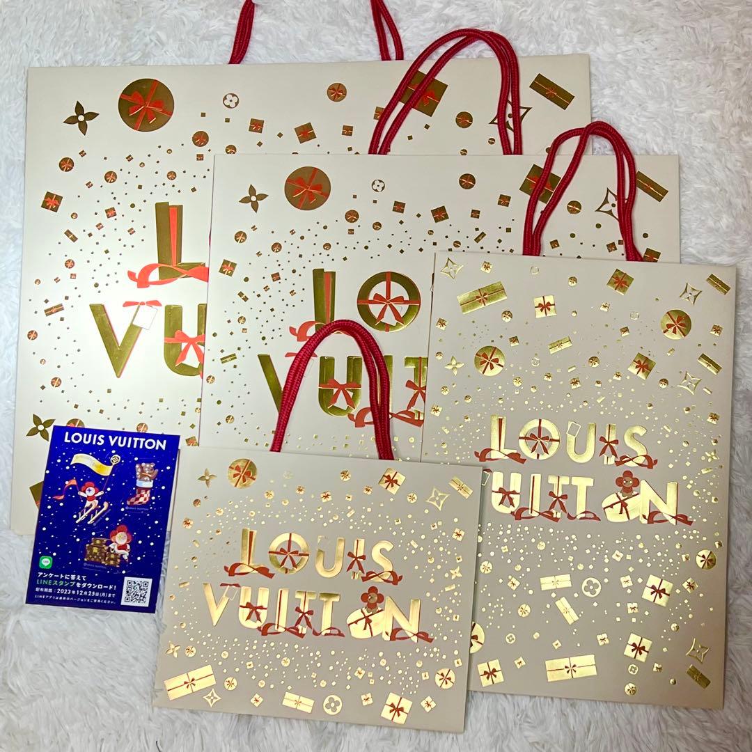 激レア！ルイヴィトン　クリスマス限定ショッパー&シール