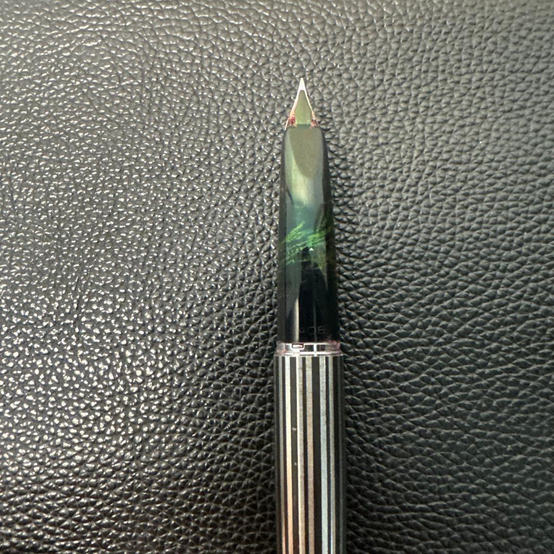 SAILOR シルバー万年筆 ストライプデザイン18KWG 現状品